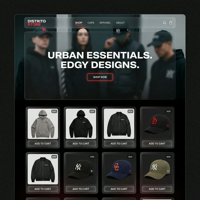 Distrito Store Mockup